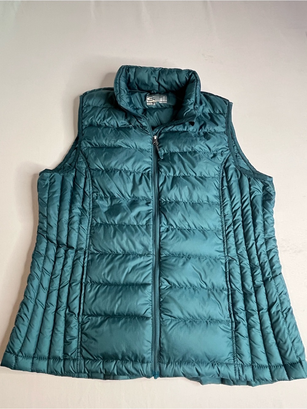 32 Degrees Weatherproof Teal Quilted Puffer Vest - Women Large